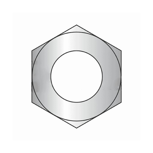 Newport Fasteners Hex Nut, M36-4.00, Stainless Steel, Not Graded, Plain, 29 mm Ht, 35 PK 446358-BR-35 - main